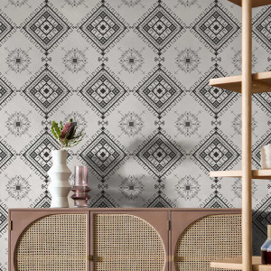 Tapet Izvor (alb-negru)