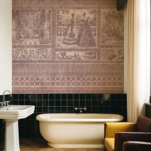 Tapet Mythic Panorama rose