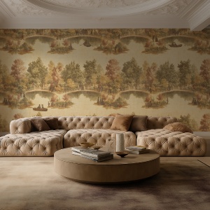 The Willow Promenade wallpaper