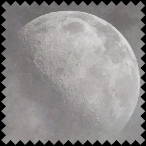Tissu Soft side of the moon