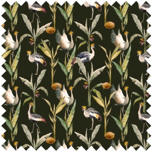 Tissu Yellow Purple Tropic