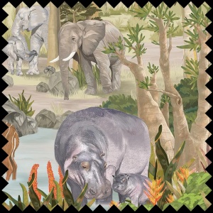 Wonderful Wilds in Color Fabric