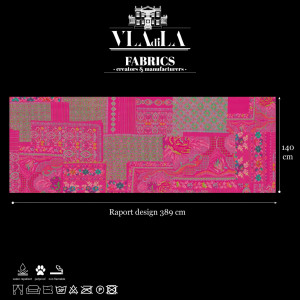 Ткань Cerga (roz) - Img 2