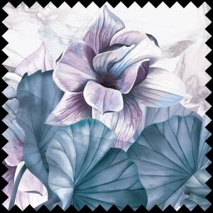 Arc En Ciel Waterlily Fabric