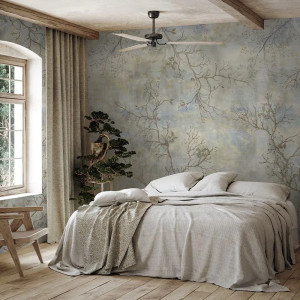 Burgeon Fresco Wallpaper