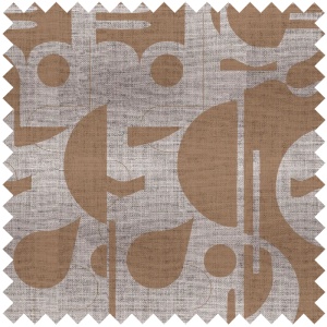 Contours in Bold (cream) Fabric