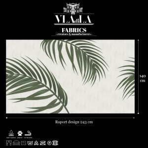 Gentle Leaves Текстилен материал - Img 2