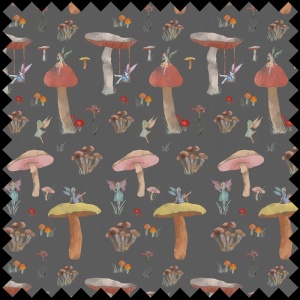Material Textil Mushroom kingdom