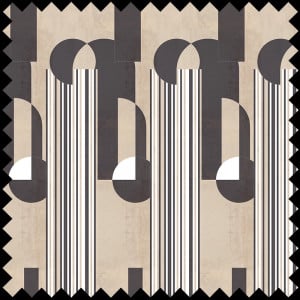 Material Textil The Daily Express (brown) - Img 1