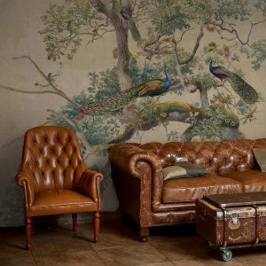 Papier peint Eden Peacock