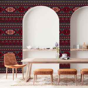 Papier peint Montagne Floral Red Carpet – VLAdiLA