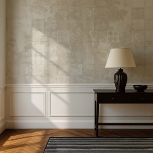 Papier peint panoramique Fresque Nature Azure Grove cream – VLAdiLA