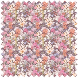 Primavera Pastel Flowers (Dark) Текстилен материал - Img 1