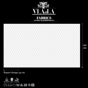 Soft Gray Cube Fabric - Img 2