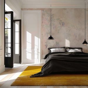 Tapet Lemon Primrose 416 x 300 cm H - Canvas