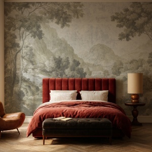 Tapet Slumbering Lake cream