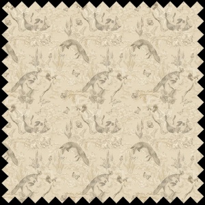 Tissu Fox And Fly Away