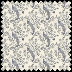 Tissu Pomegranate Garden In Cobalt