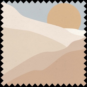 Tissu Postcard Desert Sand