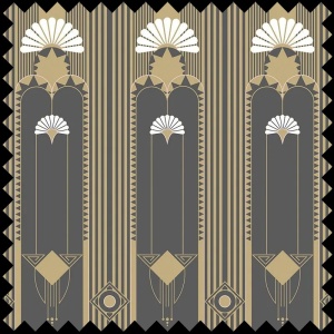 Tissu The Delano Brown