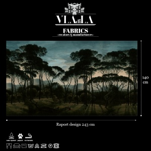 Umbrella Pines Dawn Fabric - Img 2