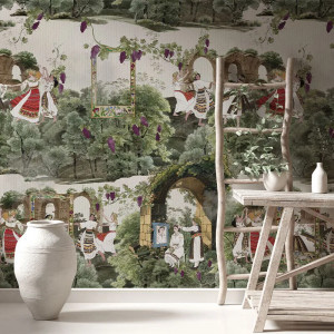 Zane textura canvas Behang