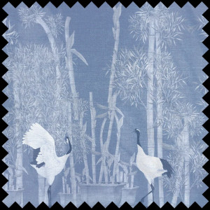 Ткань Makino Pavilion Blush Blue