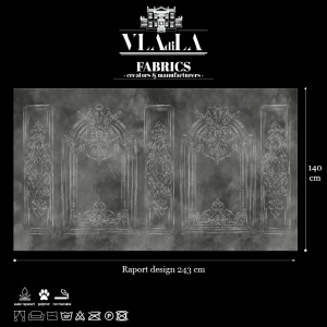 Aquarelle Stucco Текстилен материал - Img 2