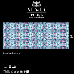 Carpeta (bleu) Текстилен материал - Img 2