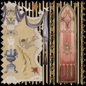 Concupiscenza (dark) Fabric