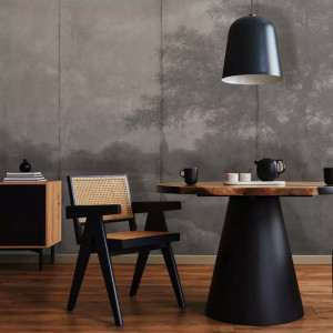 Countryside (gray) Papel pintado