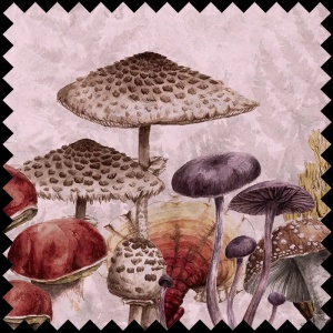 Fungaria Pink Fabric