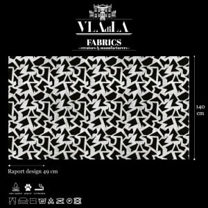 Geometric Grunge Light Fabric - Img 2