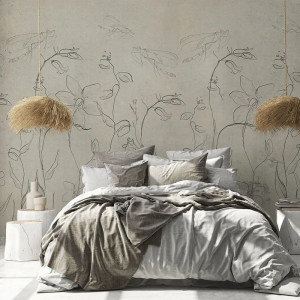 Intaglio Field Paper Texture Wallpaper