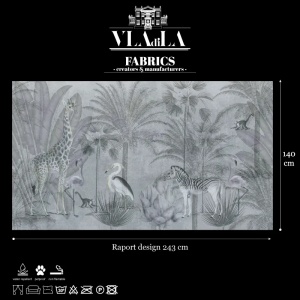 Material Textil Abstract Jungle - Img 2