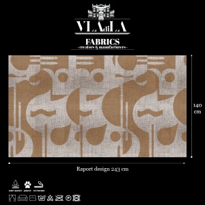 Material Textil Contours in Bold (cream) - Img 2