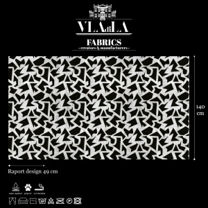 Material Textil Geometric Grunge Light - Img 2