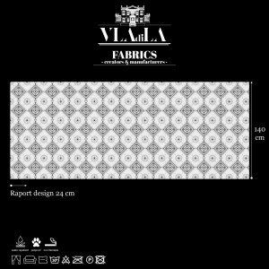 Material Textil Izvor (alb-negru) - Img 2