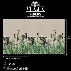 Material Textil Winged Leaves - Img 2