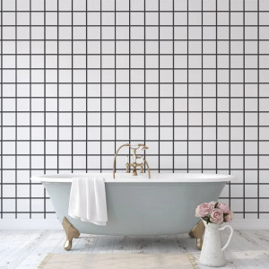 Papier peint Minimaliste Géométrique Soft Square – VLAdiLA