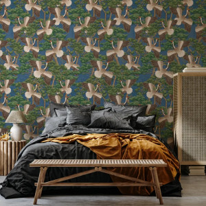 Papier peint Noble Nature The dance (blue) – VLAdiLA