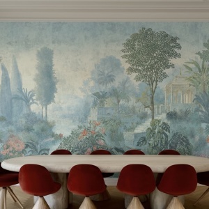 Papier peint panoramique Moderne Nature Temple Bloom – VLAdiLA