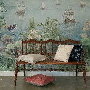 Papier peint Tropical Jungle Paradise Shore – VLAdiLA