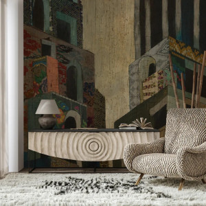 Poema Metropolis Papel pintado