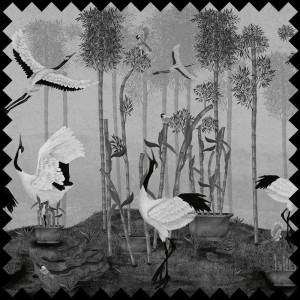 Red Crown Sanctuary in Monochrome Látka - Img 3