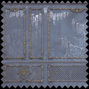 Royal Vines (Antique Storm) Fabric