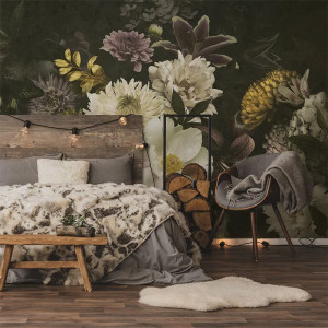 Shanti (Gold) Papel pintado