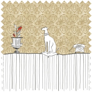 Sur la Table Gold Fabric - Img 1