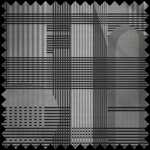 Taffy Grey Tartan Fabric