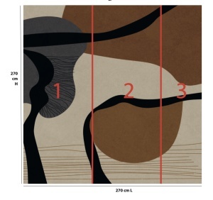 Tapet Clockwork Terracotta 270 x 270 cm H - Smooth - Img 2